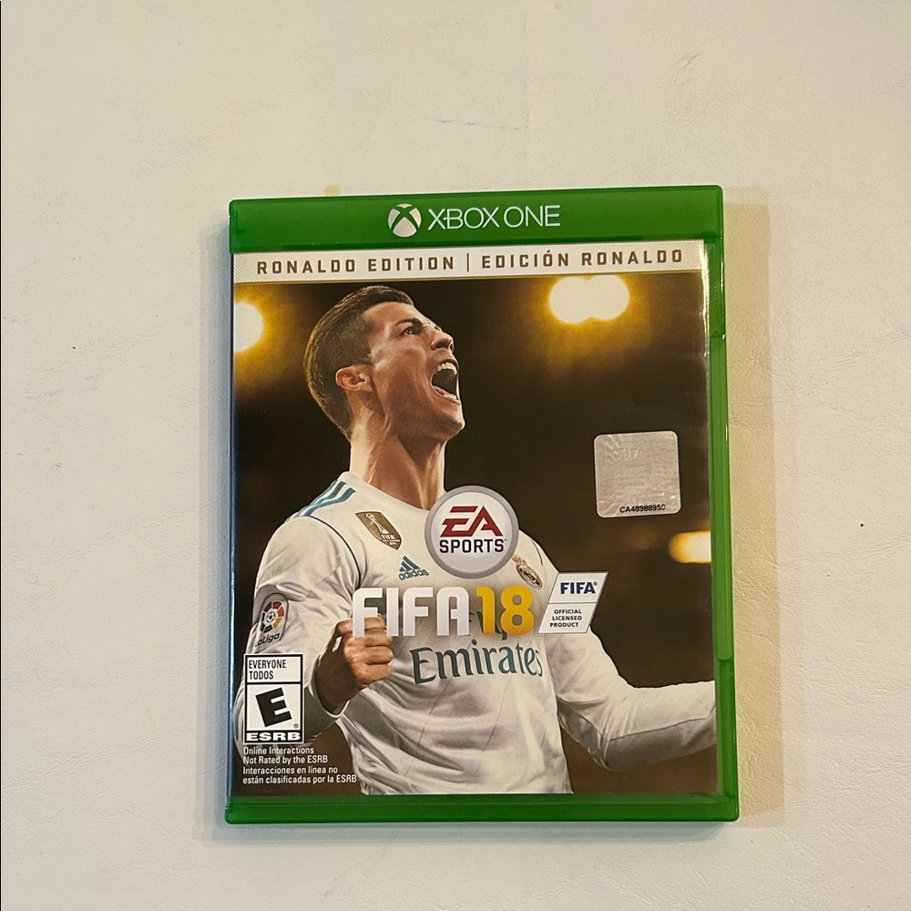 Pre owned FIFA 18 Ronaldo Edition for Xbox One